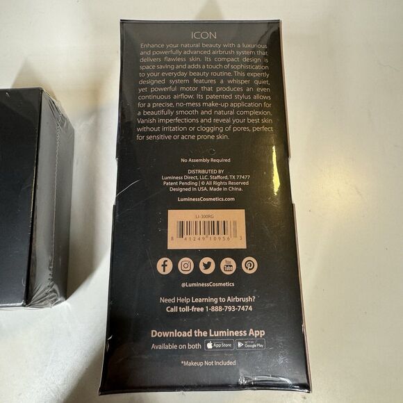 Luminess Air Icon Airbrush System LI-300RGT With AC Adapter New & Sealed - Picture 3 of 7